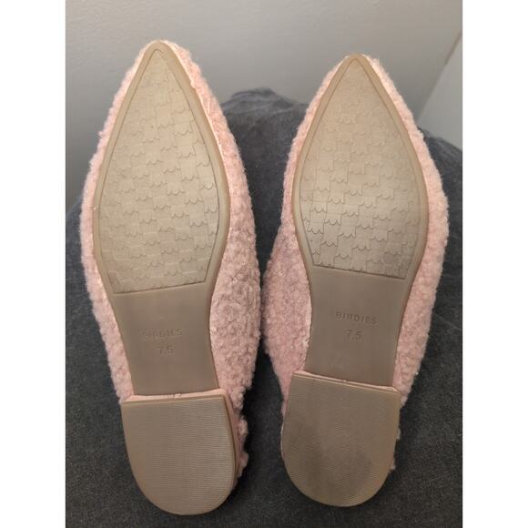 Birdies Y2k kidcore festival The Lark pink faux fluffy slides 7.5 - Picture 7 of 7